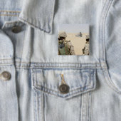 Badge Carré 5 Cm Marines et marins (En situation)