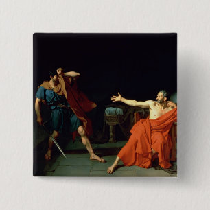 Badge Carré 5 Cm Marius chez Minturnae, 1786 (huile sur la toile)