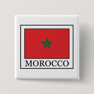 Badge Carré 5 Cm Maroc