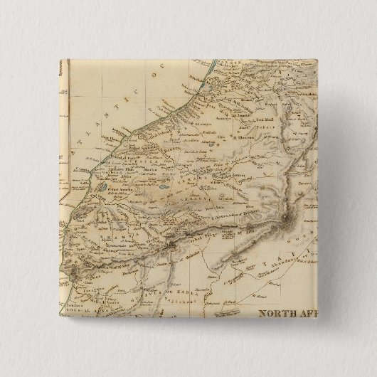 Badge Carré 5 Cm Maroc 2 (Devant)