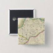 Badge Carré 5 Cm Maroc, Afrique (Devant & derrière)