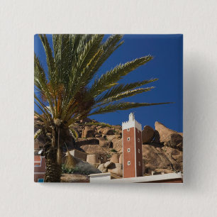 Badge Carré 5 Cm MAROC, Anti Atlas, Région de TAFRAOUTE : ADAI, Rou