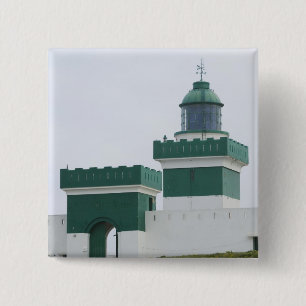Badge Carré 5 Cm MAROC, Côte atlantique, BEDDOUZA : Cap Beddouza 2