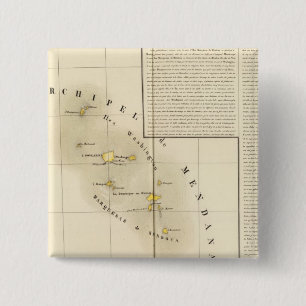 Badge Carré 5 Cm Marquises Océanie no 34