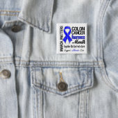 Badge Carré 5 Cm Mars Matters - Colon Cancer Awareness Mois (En situation)