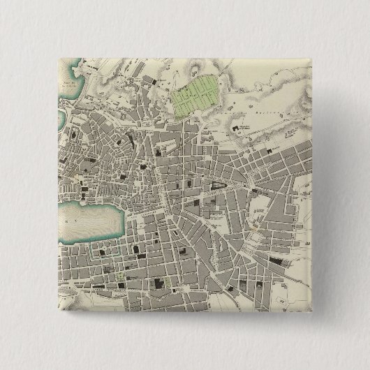 Badge Carré 5 Cm Marseille 2 (Devant)