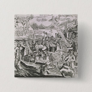 Badge Carré 5 Cm Martin Luther 2