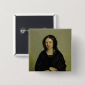 Badge Carré 5 Cm Mary Kramer, 1845 (Devant & derrière)