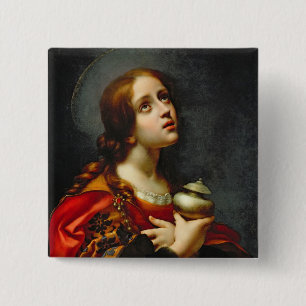 Badge Carré 5 Cm Mary Magdalene, 1660-70 (huile sur la toile)