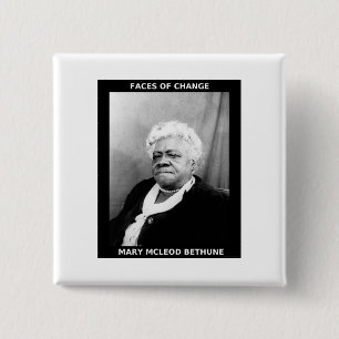 Badge Carré 5 Cm Mary McLeod Bethune
