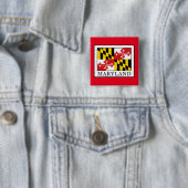 Badge Carré 5 Cm Maryland (En situation)