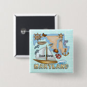 Badge Carré 5 Cm Maryland (Devant & derrière)