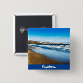 Badge Carré 5 Cm Maspalomas (Devant & derrière)