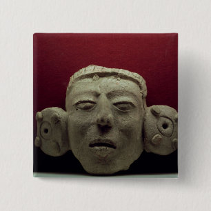 Badge Carré 5 Cm Masque, ANNONCE 500-900