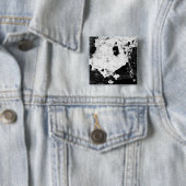 Badge Carré 5 Cm masques de destruction (En situation)