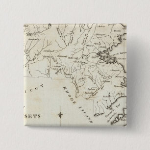 Badge Carré 5 Cm Massachusetts 2