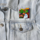 Badge Carré 5 Cm Master du Collège Cat (En situation)