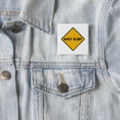 Badge Carré 5 Cm Maternité de bosse de bébé (En situation)