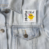 Badge Carré 5 Cm Math Chick (En situation)