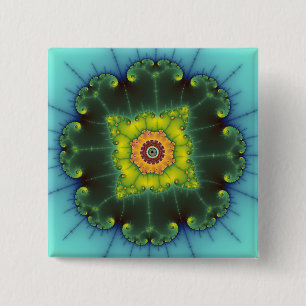 Badge Carré 5 Cm Matilda 1 - Art fractal