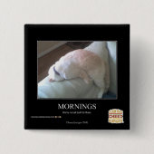 Badge Carré 5 Cm Matins (Devant)