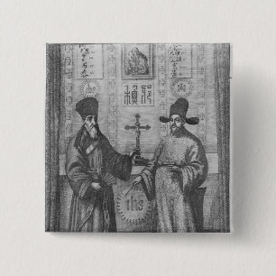 Badge Carré 5 Cm Matteo Ricci et Paulus Li
