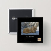 Badge Carré 5 Cm Maturité (Devant & derrière)