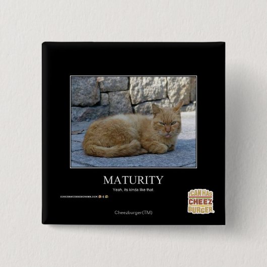 Badge Carré 5 Cm Maturité (Devant)