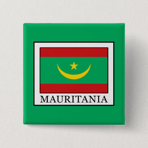 Badge Carré 5 Cm Mauritanie