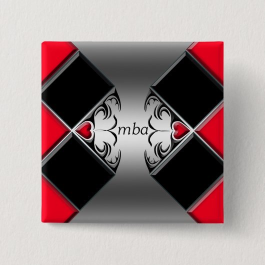 Badge Carré 5 Cm mba (Devant)