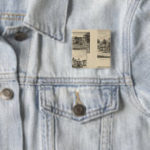 Badge Carré 5 Cm McCorkle, propriété (En situation)