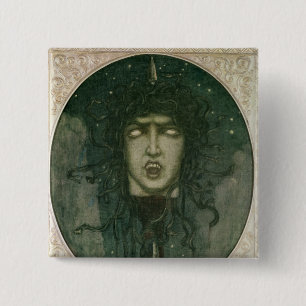 Badge Carré 5 Cm Medusa, 1919