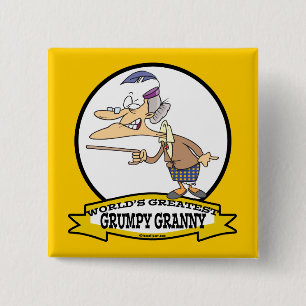 BADGE CARRÉ 5 CM MEILLEUR DESSIN ANIMÉ DE MÈME GRINCHEUSE DU MONDE