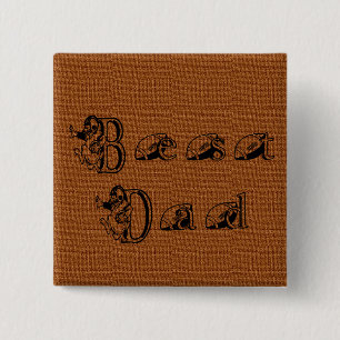 Badge Carré 5 Cm Meilleur Texte De Football Papa