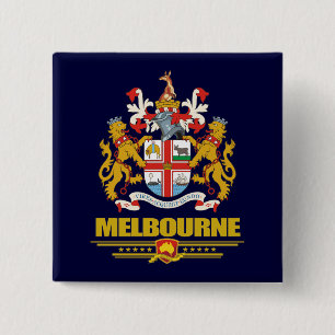 Badge Carré 5 Cm Melbourne