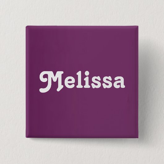 Badge Carré 5 Cm Melissa (Devant)