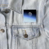 Badge Carré 5 Cm Membre de la Terre (En situation)