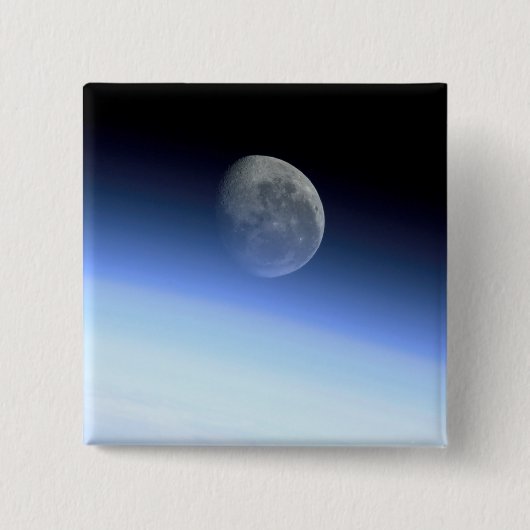 Badge Carré 5 Cm Membre de la Terre (Devant)