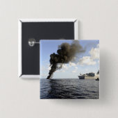 Badge Carré 5 Cm Membres de la Garde côtière américaine (Devant & derrière)