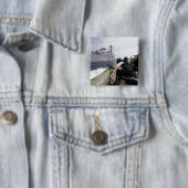 Badge Carré 5 Cm Membres de la visite, conseil, recherche (En situation)