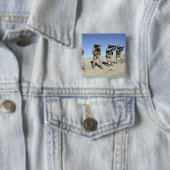 Badge Carré 5 Cm Membres de l'équipe de transition militaire (En situation)