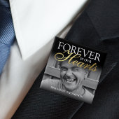 Badge Carré 5 Cm Mémorial des funérailles de l'or noir