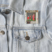 Badge Carré 5 Cm Mendiants (En situation)