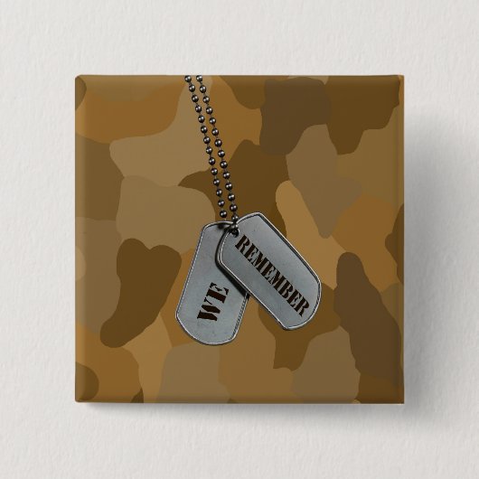 Badge Carré 5 Cm Mention honorable (Devant)