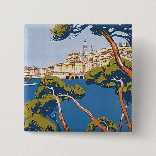 Badge Carré 5 Cm Menton