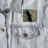 Badge Carré 5 Cm Mer Caspienne (En situation)