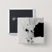 Badge Carré 5 Cm Mer de Ross, Antarctique (Devant & derrière)