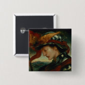 Badge Carré 5 Cm Mercury 2 (Devant & derrière)