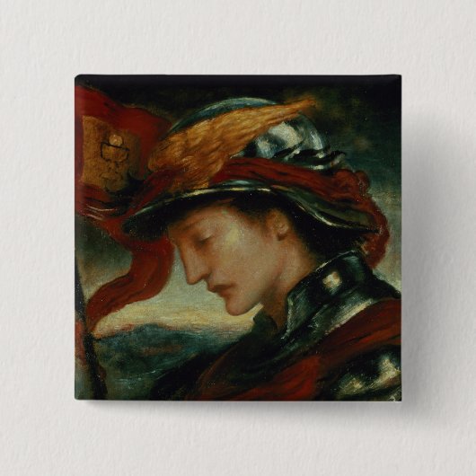 Badge Carré 5 Cm Mercury 2 (Devant)