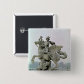 Badge Carré 5 Cm Mercury sur Pegasus 1701-02 (Devant & derrière)